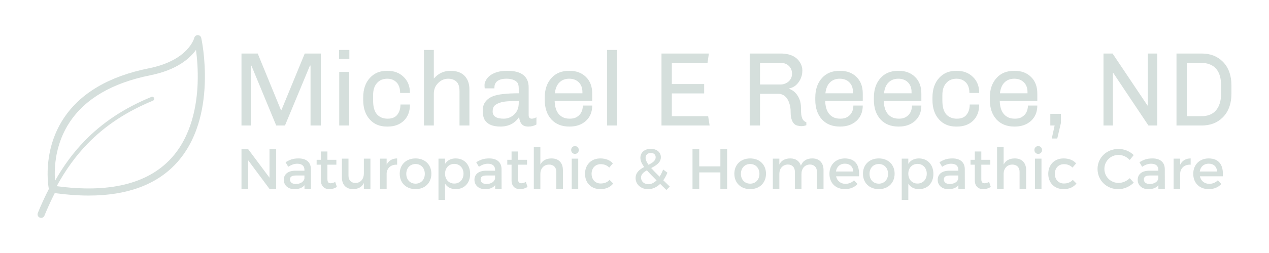 Image of Dr. Michael E. Reece, ND Logo